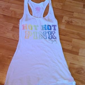 PINK Hot Racerback